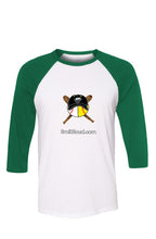 Load image into Gallery viewer, SmileLoud Baseball Tee (green)